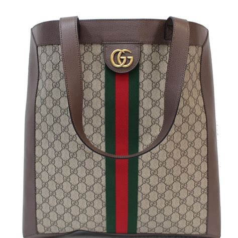 gg supreme tote gucci|gucci ophidia large tote bag.